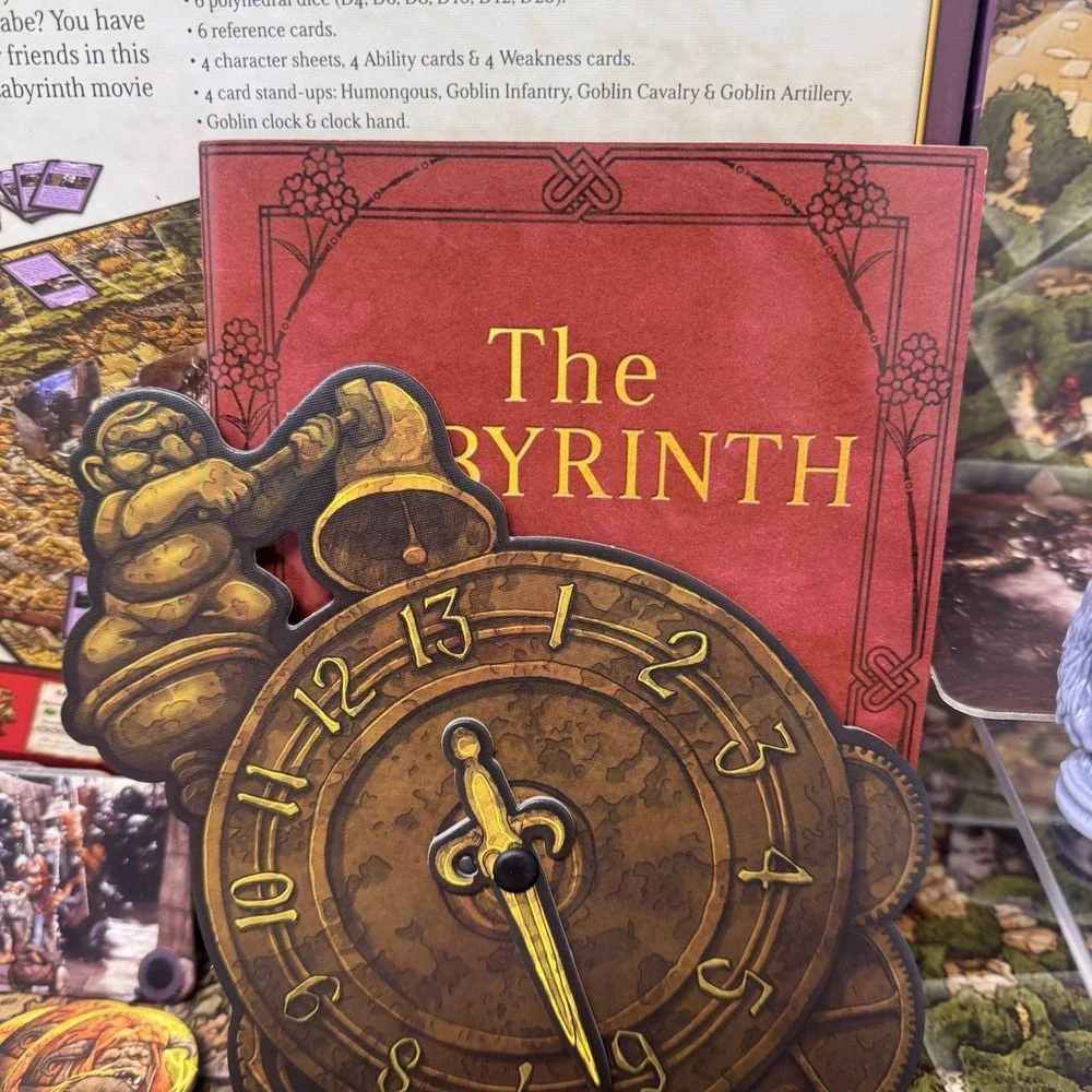 Jim Henson Labyrinth Board Game Fantasy Strategy Adventure Classic Complete Set - Picture 9 of 15